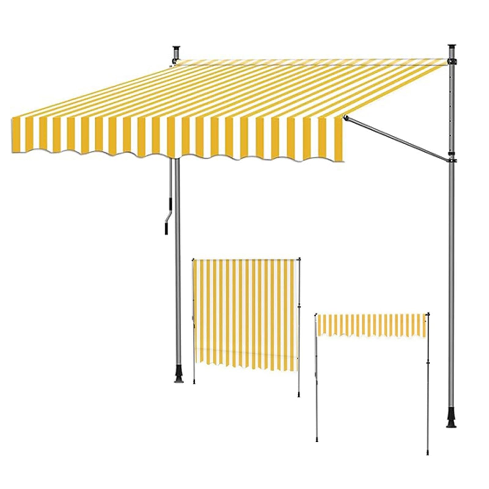 Store enrouleur extérieur balcon et fenêtre avec toile de protection UV