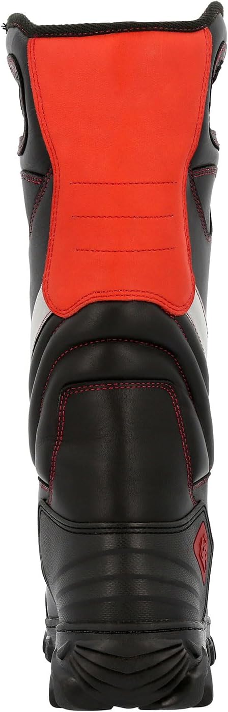 ROCKY Code Red Structure NFPA Rated Composite Toe Fire Boot, Black, Size 12.5(EW)