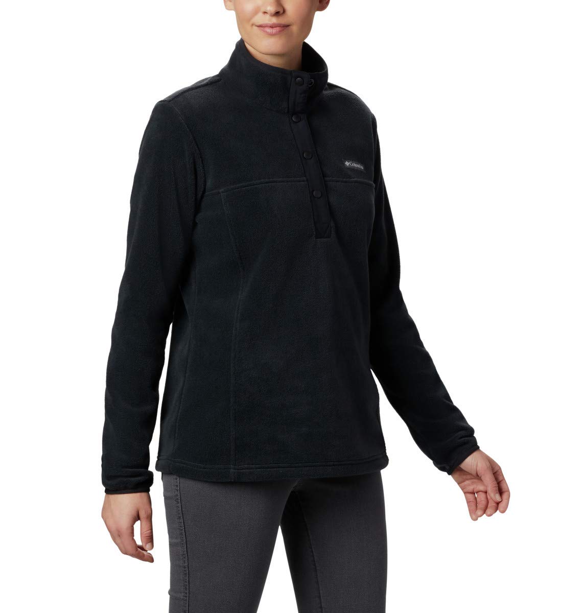 Columbia Benton Springs 1/2 Snap Pullover, Polaire Femme, Black, Taille XL