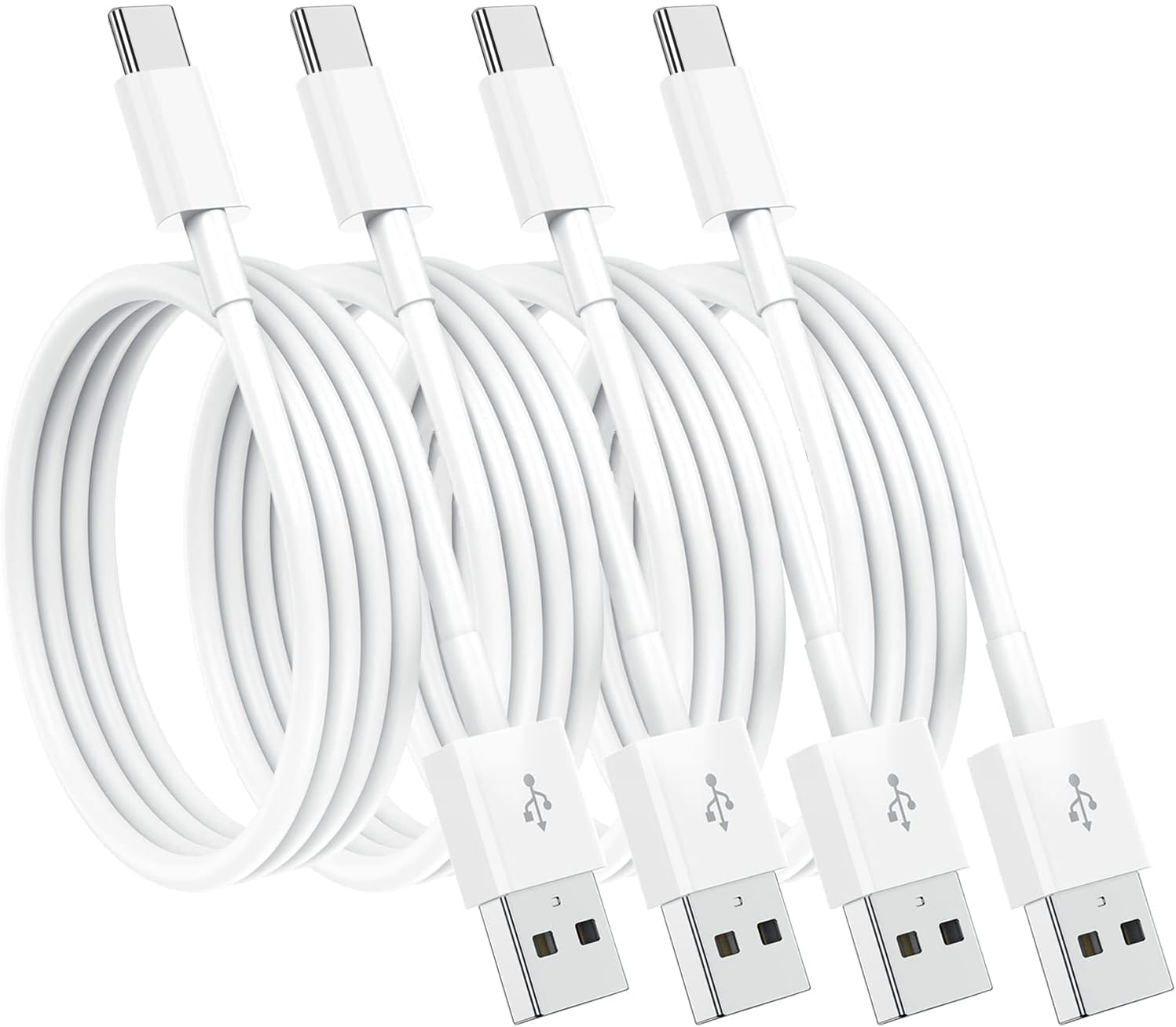 Susnwere (4pack 2M+1M Car Carplay Cable for iPhone 17,USB A to USB C Cable MFi Certified, iPhone 17 USB C Charger Cord Type C Charging Lead for iPhone 17/16/16 Pro Max/15,iPad Pro/Air/Mini