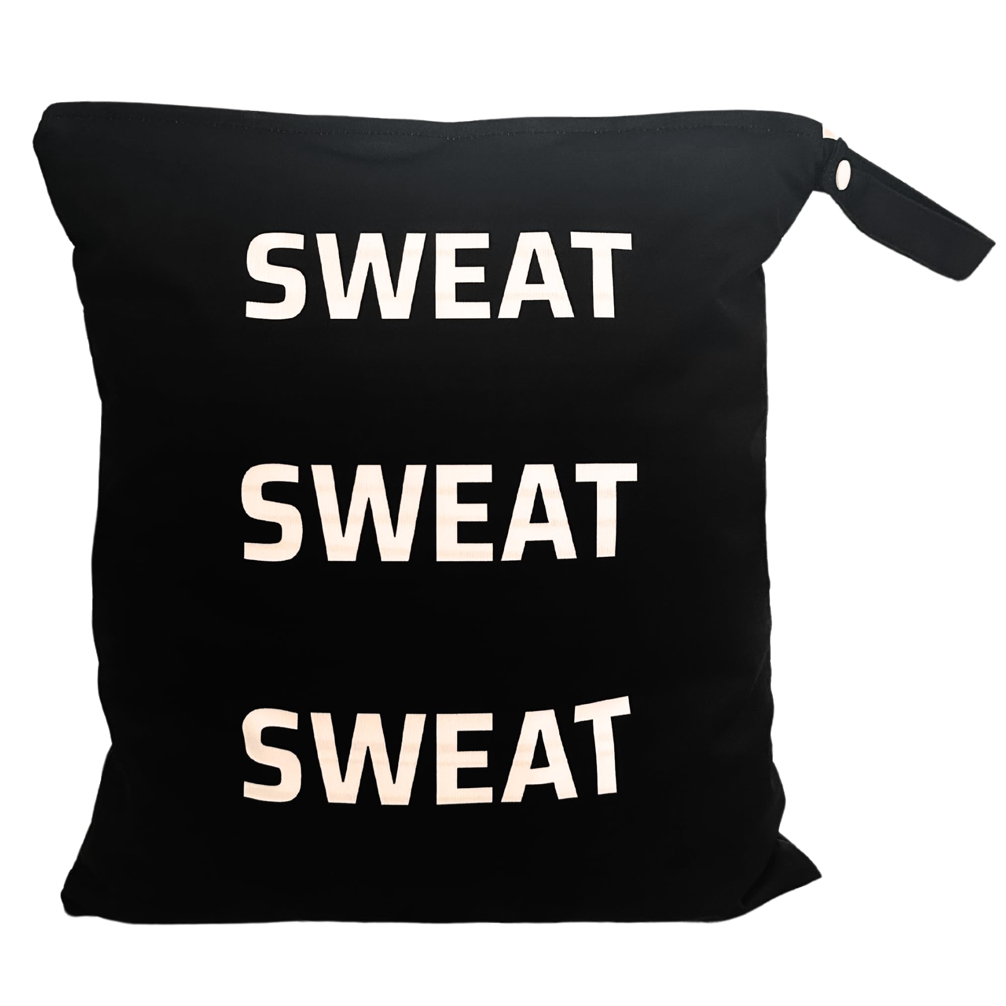 Premium Wet Bag for Gym Clothes - 12.6" x 14.6" Waterproof, Machine Washable Sweat Bags for Sweaty & Dirty Workout Gear - Smell Proof, Dry Bags for