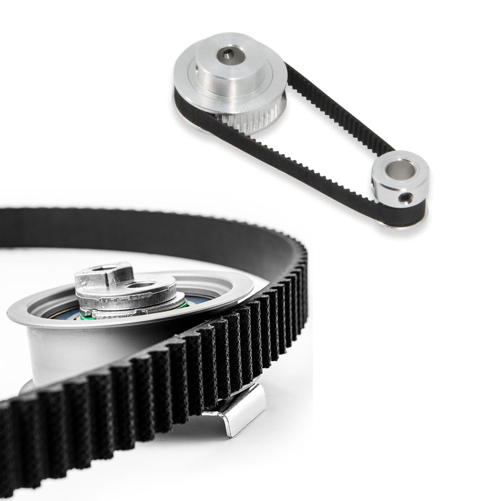 HTD-8M Cinghia di Distribuzione a Ciclo Chiuso,Cinghia Dentate in Gomma,Passo 8 mm,larghezza 30 mm,circonferenza 1232 mm, 154 Denti,Nero