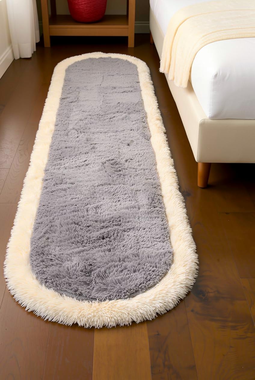 Naze Luxury Shaggy Runner Rug - Soft & Plush -26