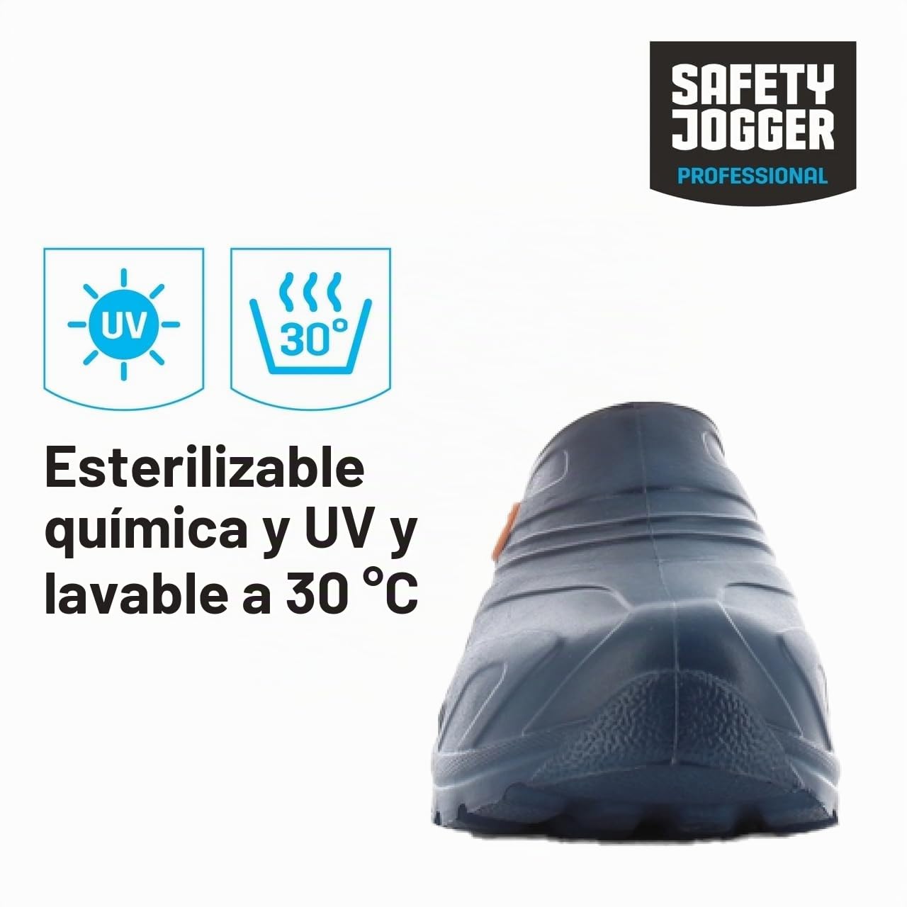 SAFETY JOGGER Los Zuecos Sanitarios Señoras y señores - OXYVA - Zuecos de Cuidado, Zapatos Profesionales Tipo Zueco EU 41/42, Azul