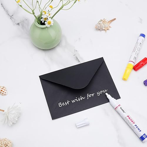 Miniatura 6 de Marcadores de pintura blanca, paquete de 8 rotuladores de pintura a base de aceite, impermeables, de secado rápido y permanente, para pintura de