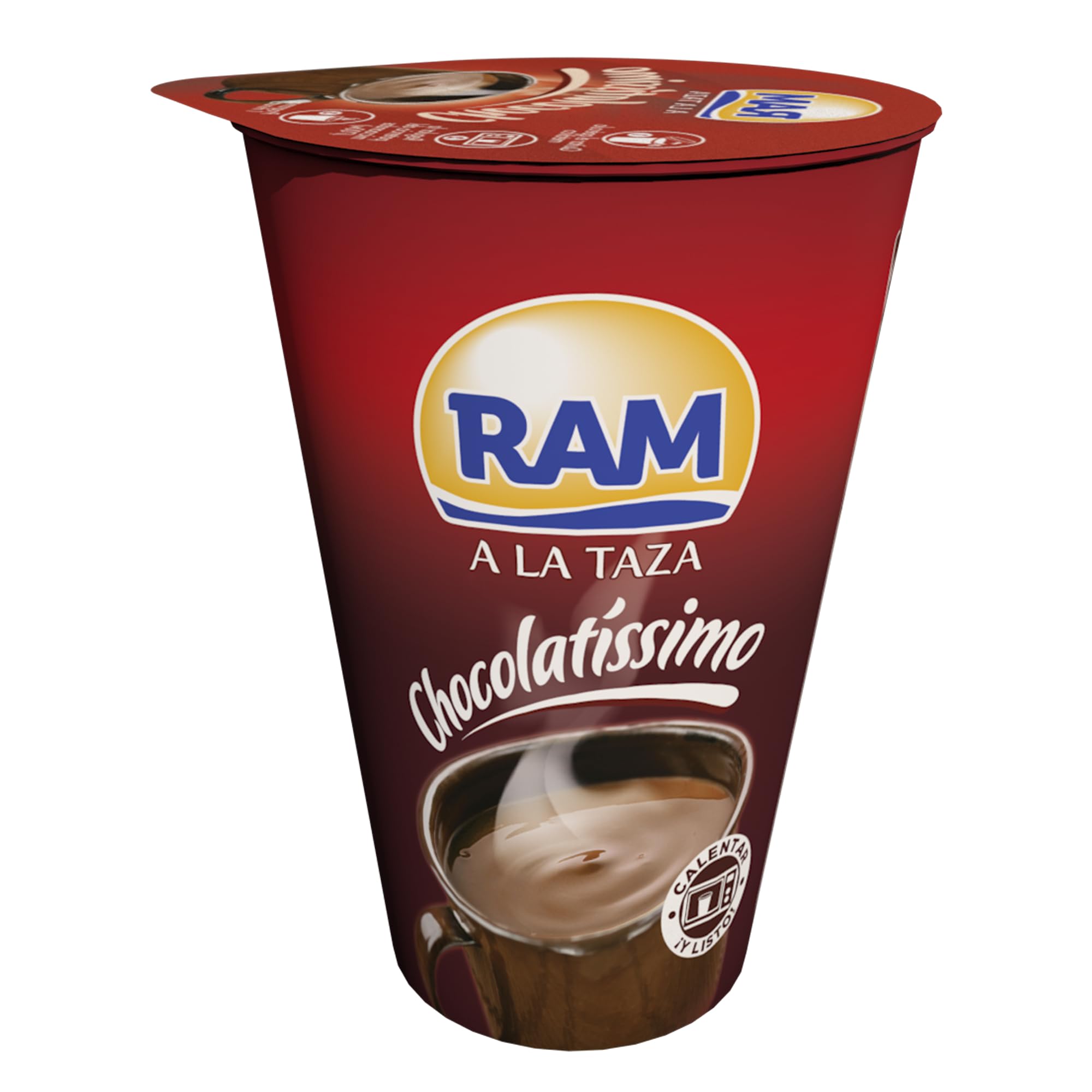 Chocolatíssimo Chocolate RAM vaso 200ml Caja 10 uds