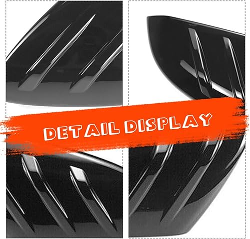 Miniatura 2 de 2 fundas para espejo lateral de puerta compatibles con Honda Civic 2016-2021 10 generación Sedan Coupé Hatchback estilo extendido carcasa de espejo