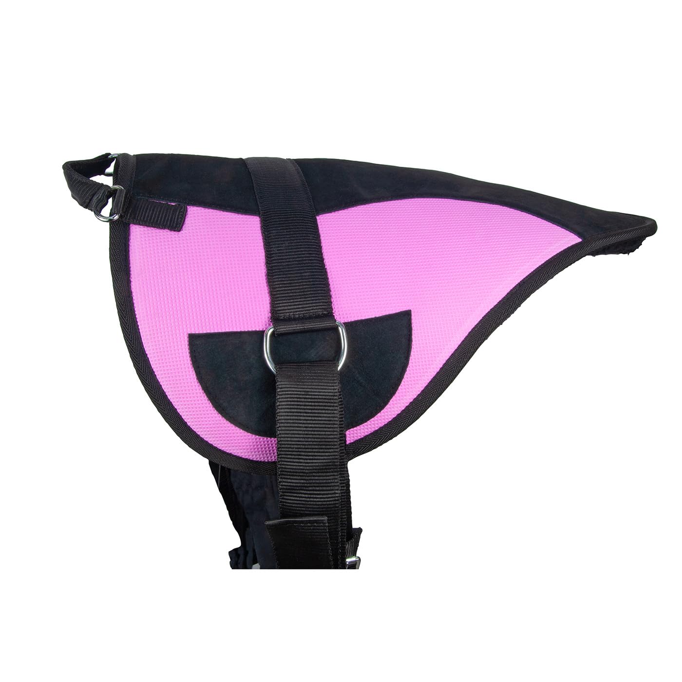Brama West Toledo – Toledo – Bareback con manico e pelliccia sintetica – senza alberi – rosa, misura Shetty