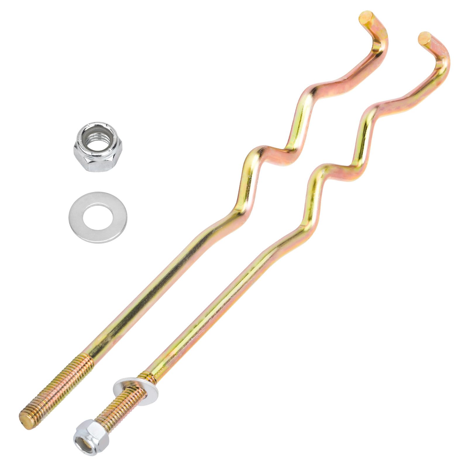 2 Pack 103357701 Golf Cart Battery Hold Down Rods Kit Compatible with Cl-ub Car Precedent 2008.5-Up 48V (4x12V) Electric Golf Cart Replaces 103374801