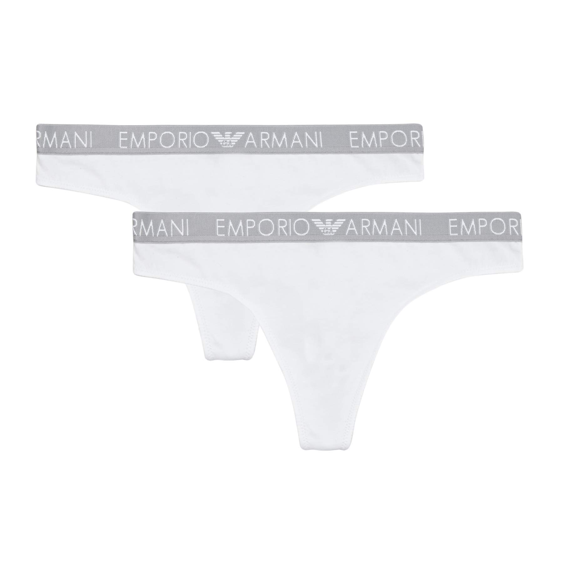 Emporio Armani Women's Iconic Cotton Underwear Not Applicable, Bianco, L