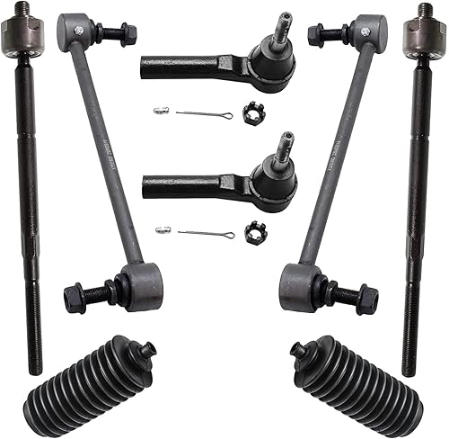 Detroit Axle - Kit de barras estabilizadoras delanteras de 8 piezas para Dodge Journey 2009-2020, 2 barras estabilizadoras, 4 extremos de barra de