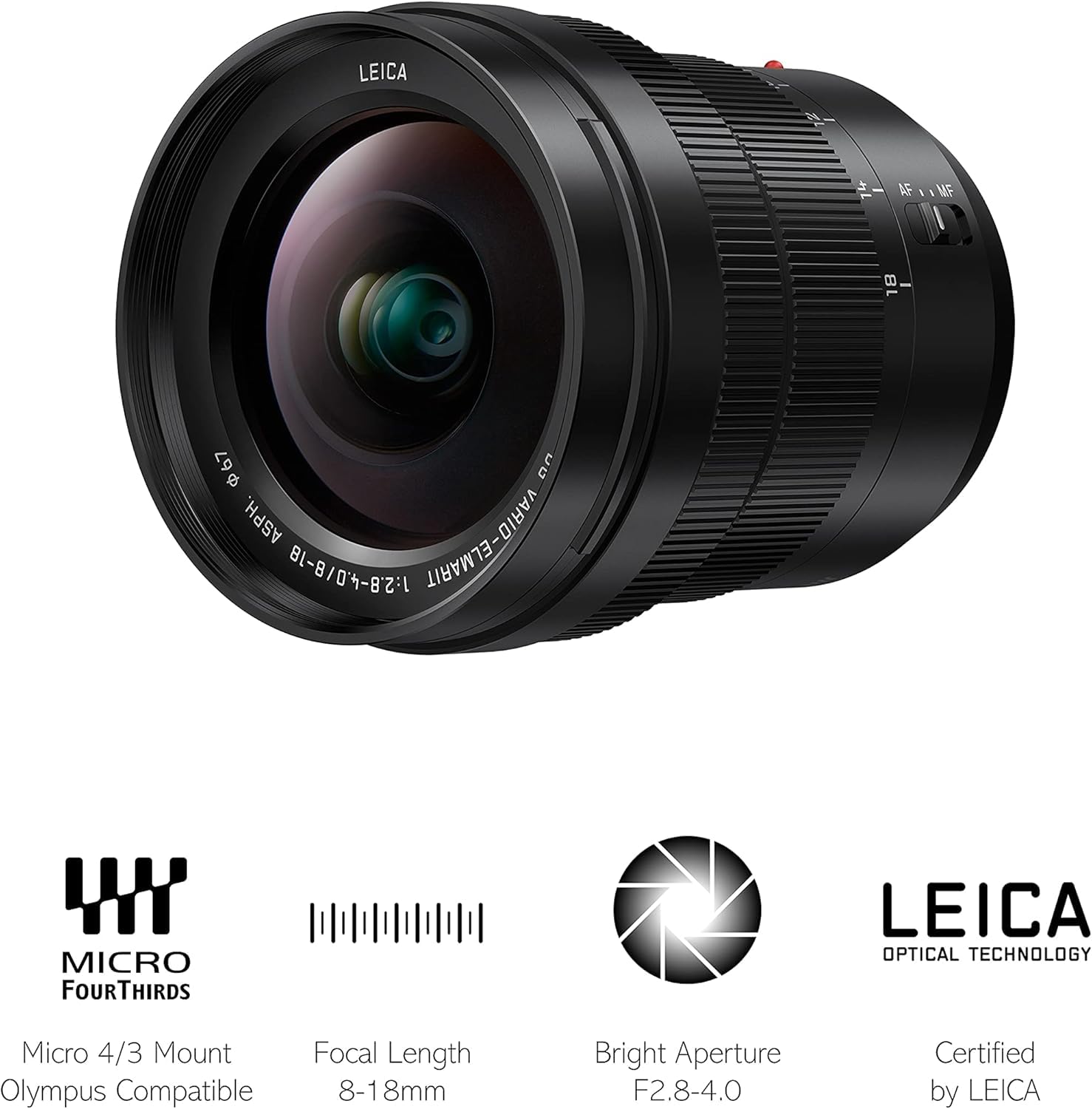 Panasonic LUMIX G Series 8-18mm F2.8-4.0 Micro Four Thirds Leica