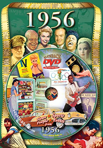 Flickback 1956 DVD Greeting Card for Birthday or Anniversary