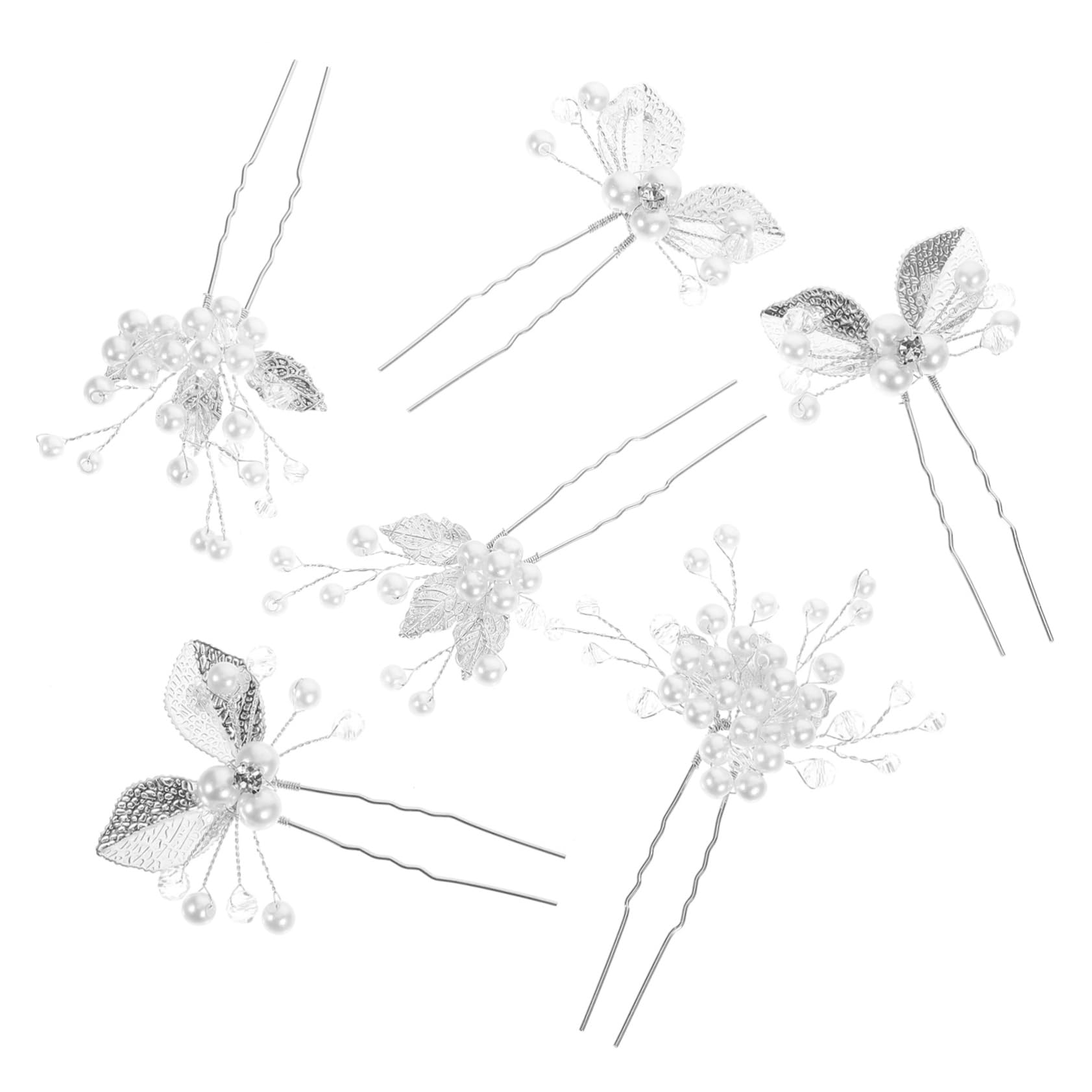 VICASKY 24 Pezzi Fermagli Sposa con e Fermacapelli U in Metallo Eleganti per Accessori Leggeri e Delicati per Acconciature Cerimonia