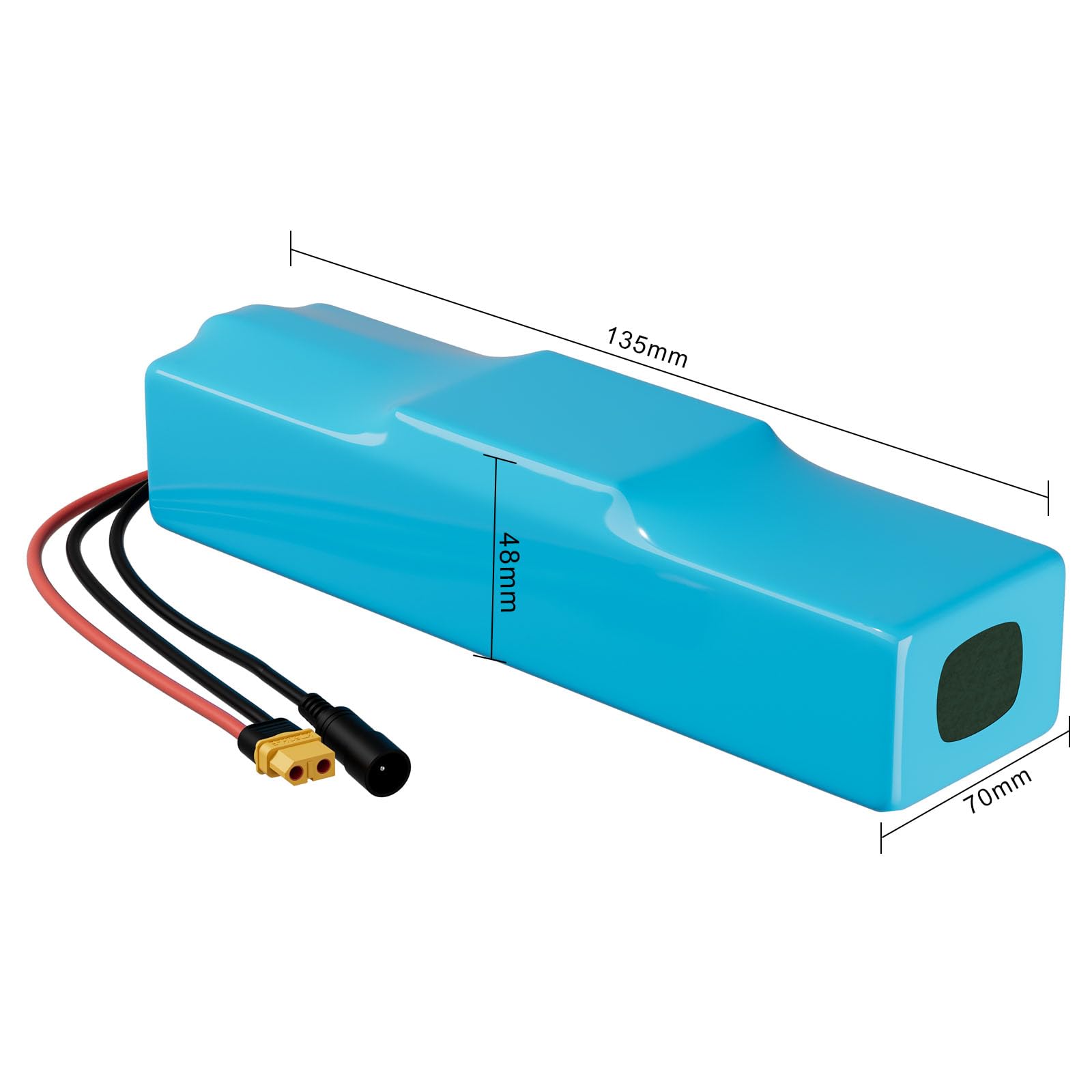 Seilylanka Akumulator litowo-jonowy 24 V 6 Ah 25,9 V do roweru elektrycznego 7S2P z ładowarką 135x70x48mm