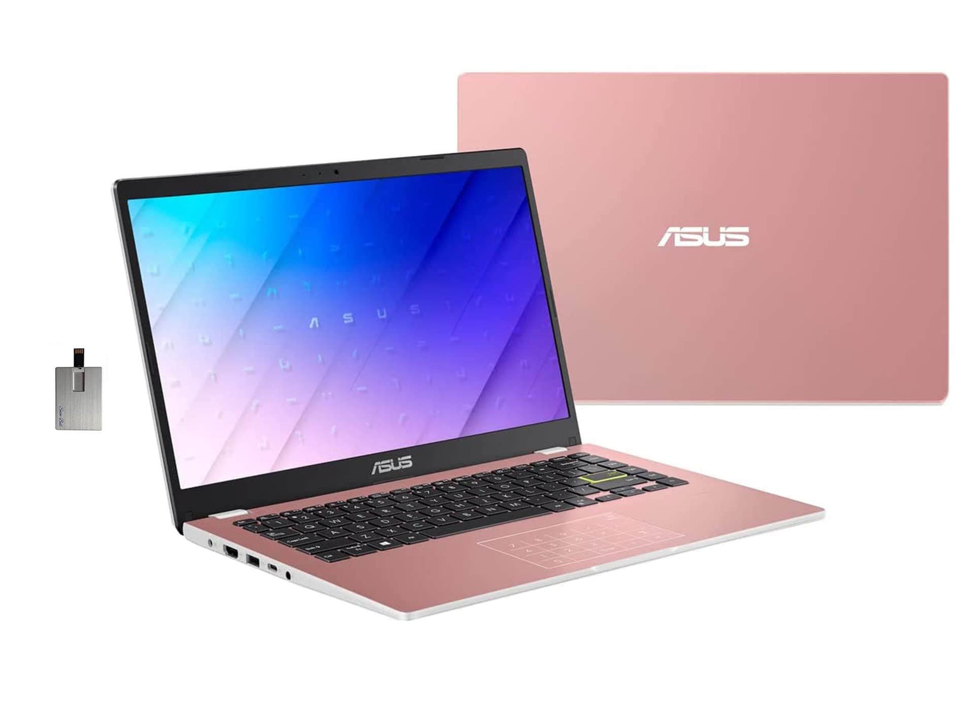 Amazon.com: 2022 ASUS 14" HD Laptop, Intel Celeron N4020 Processor, 4GB  RAM, 64GB eMMC , Webcam, Intel HD Graphics 500, Bluetooth, Windows 11 S,  Rose Gold, 32GB SnowBell USB Card : Electronics