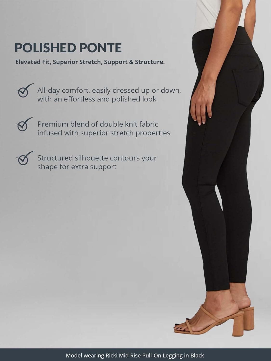 Jag Jeans Womens Polished Ponte Assorted Pants - Image 7