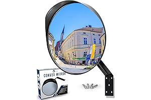 12-Inch Convex Blind Spot Mirror for Increased Visibility and Safety