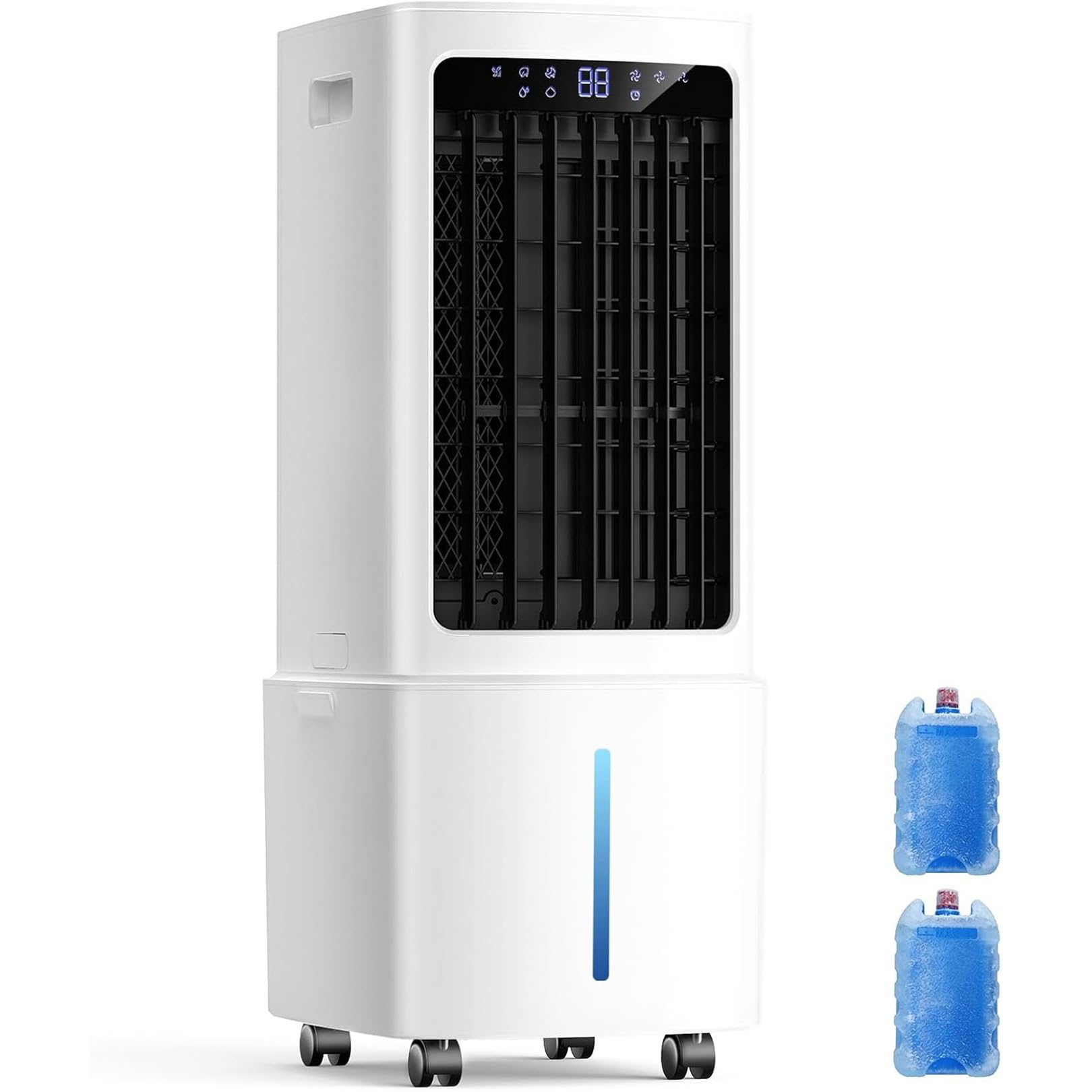 Mobile Evaporative Air Cooler Portable Air Conditioning Fan 3 Speeds
