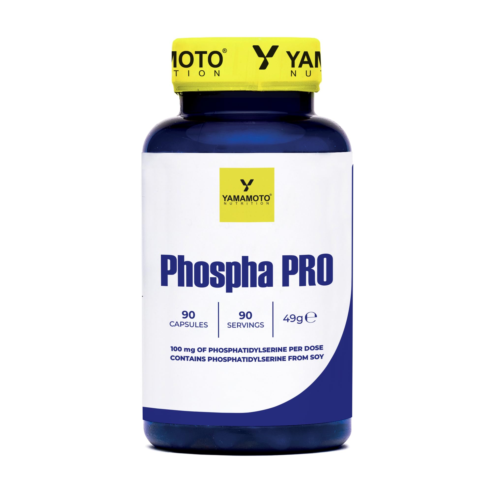 YAMAMOTO NUTRITION PhosphaPRO 90 Capsules, La Phosphatidylsérine, Utile pour le