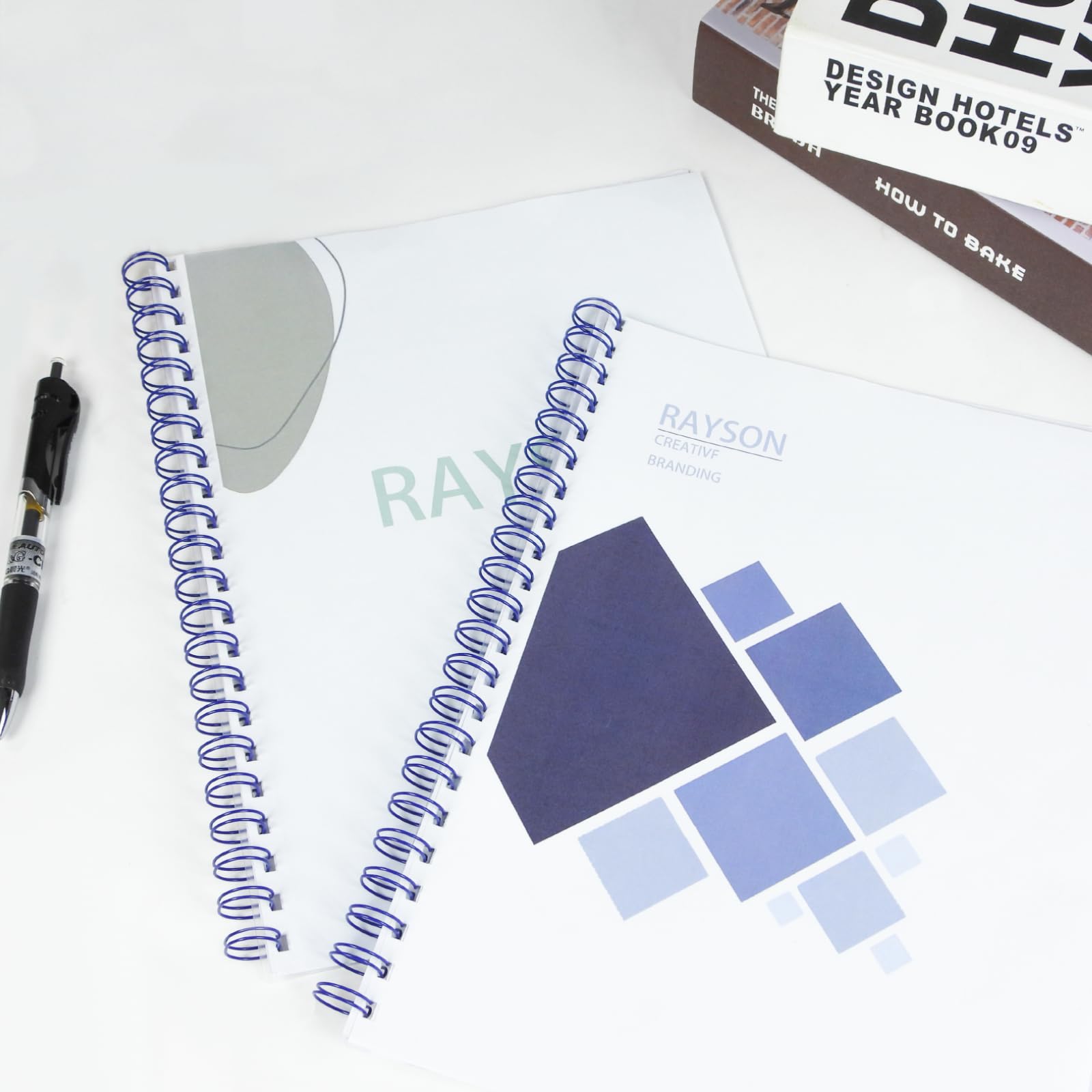 Spirali Metalliche Per Rilegatura RAYSON - 34 Anelli, Passo 3:1, Blu, Formato A4, 100 Pezzi - Foto 14