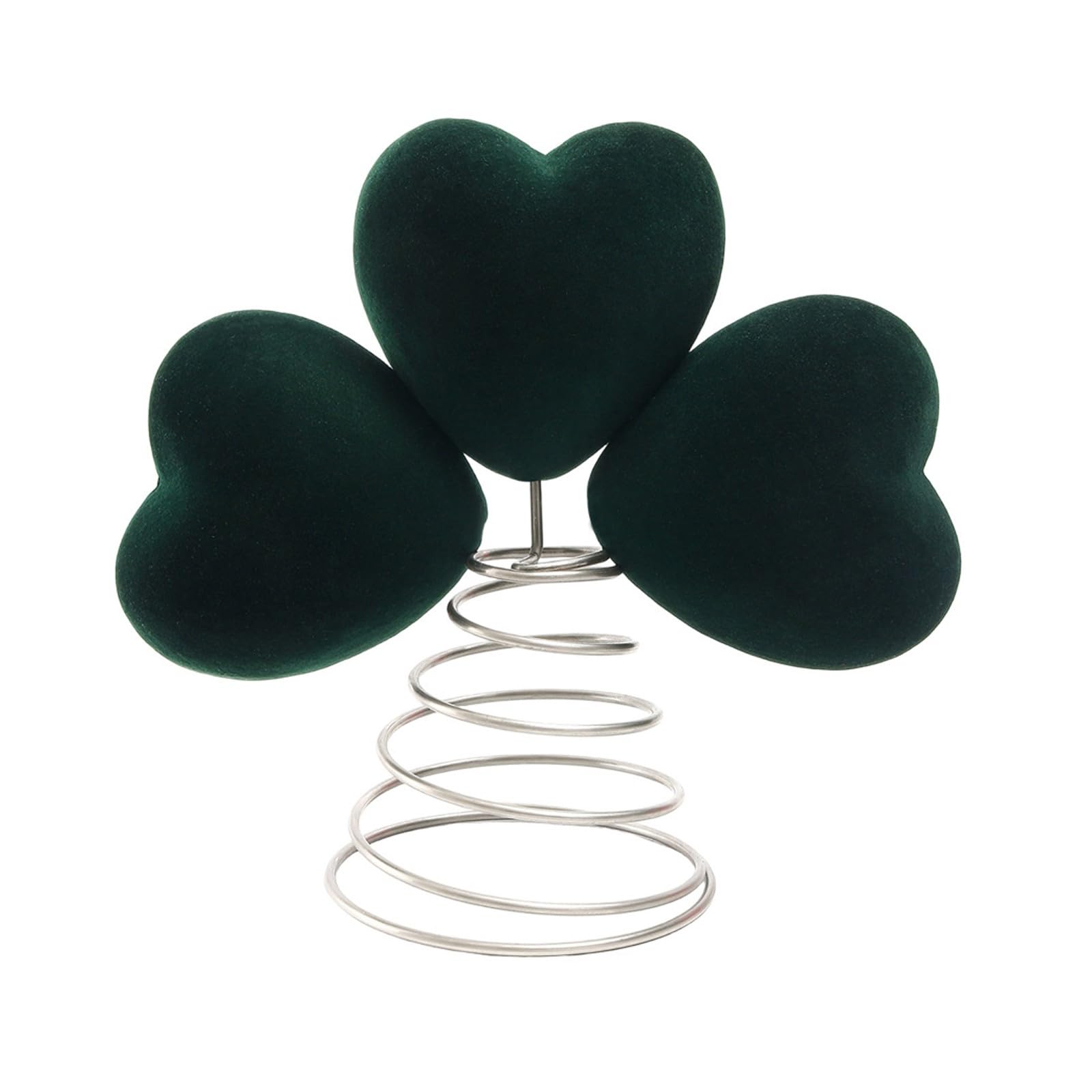 hogtnd Festive Tree Topper Polyester with Shamrocks for Patricks Day, Easy and Safe to Use, Reusable, Patrick Ornament.