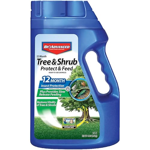 BioAdvanced 12 Month Tree and Shrub Protect and Feed, Granules, 4 lb