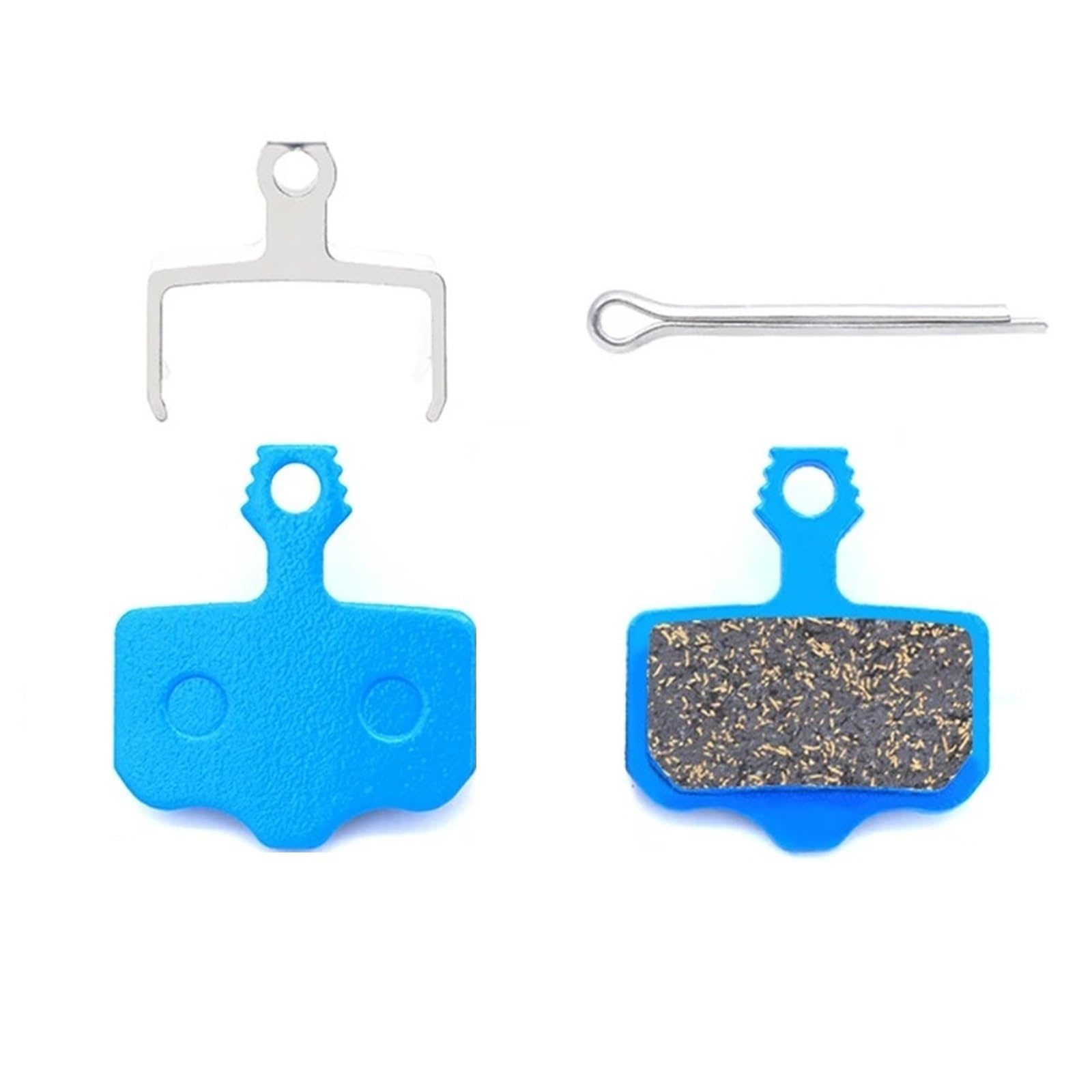 Frenos 4 Pares De Pastillas Freno Disco Bicicleta Sinterizadas Resina Para Sram Para Avid Elixir Mtb Para Montaña Para Cerámica Zoom Carbono Pastillas de freno(Blue)