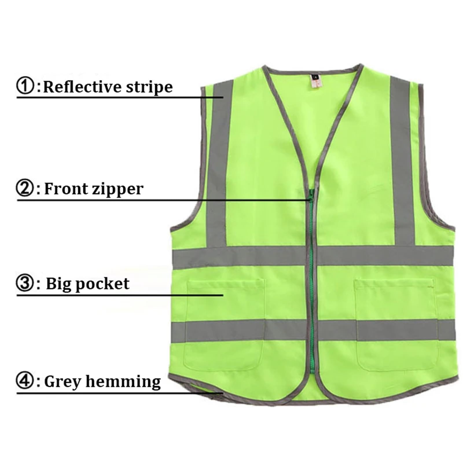 Warnweste aus Polyester