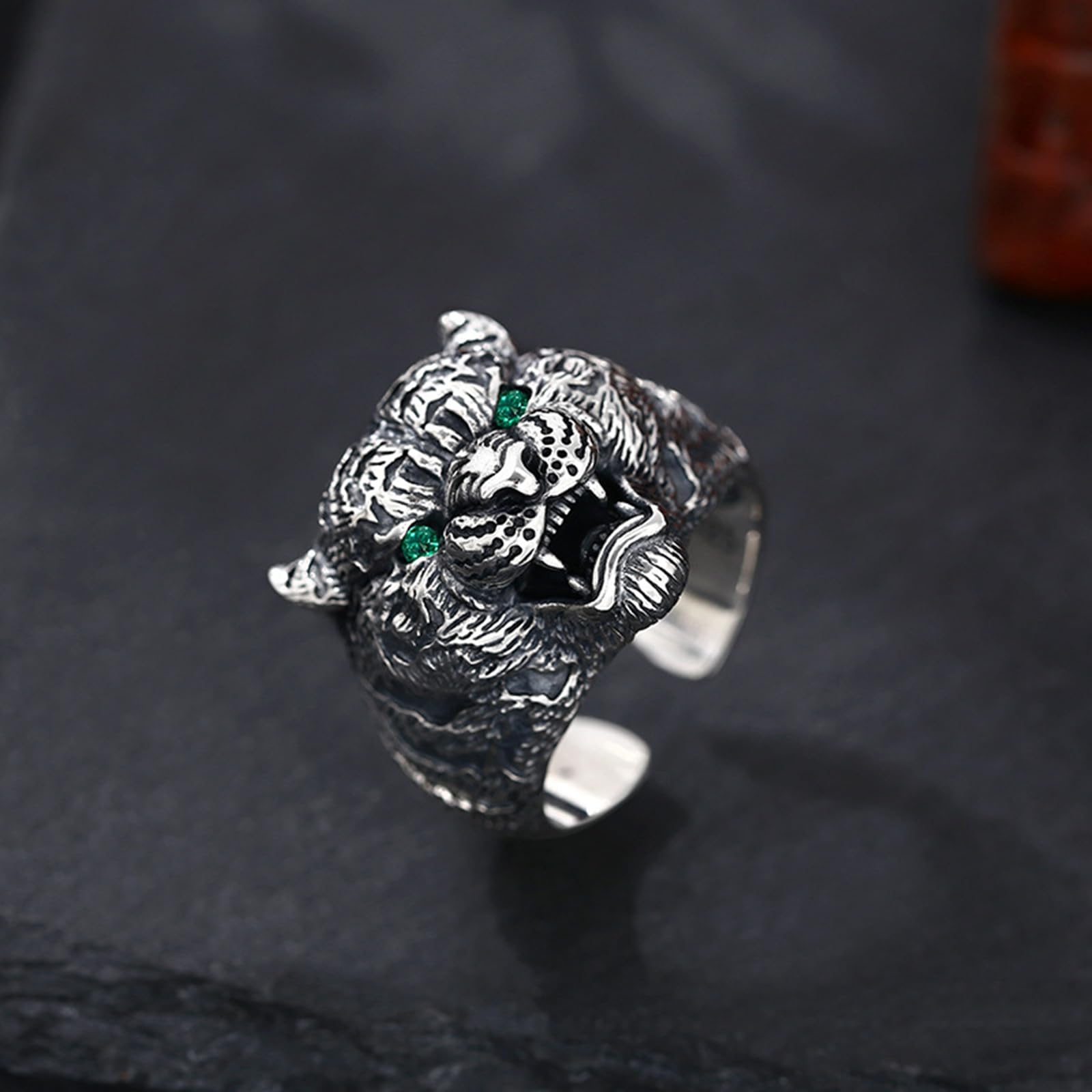 Anelli Uomo In Argento 925 Anello Aperto Argento Regolabile Uomo
