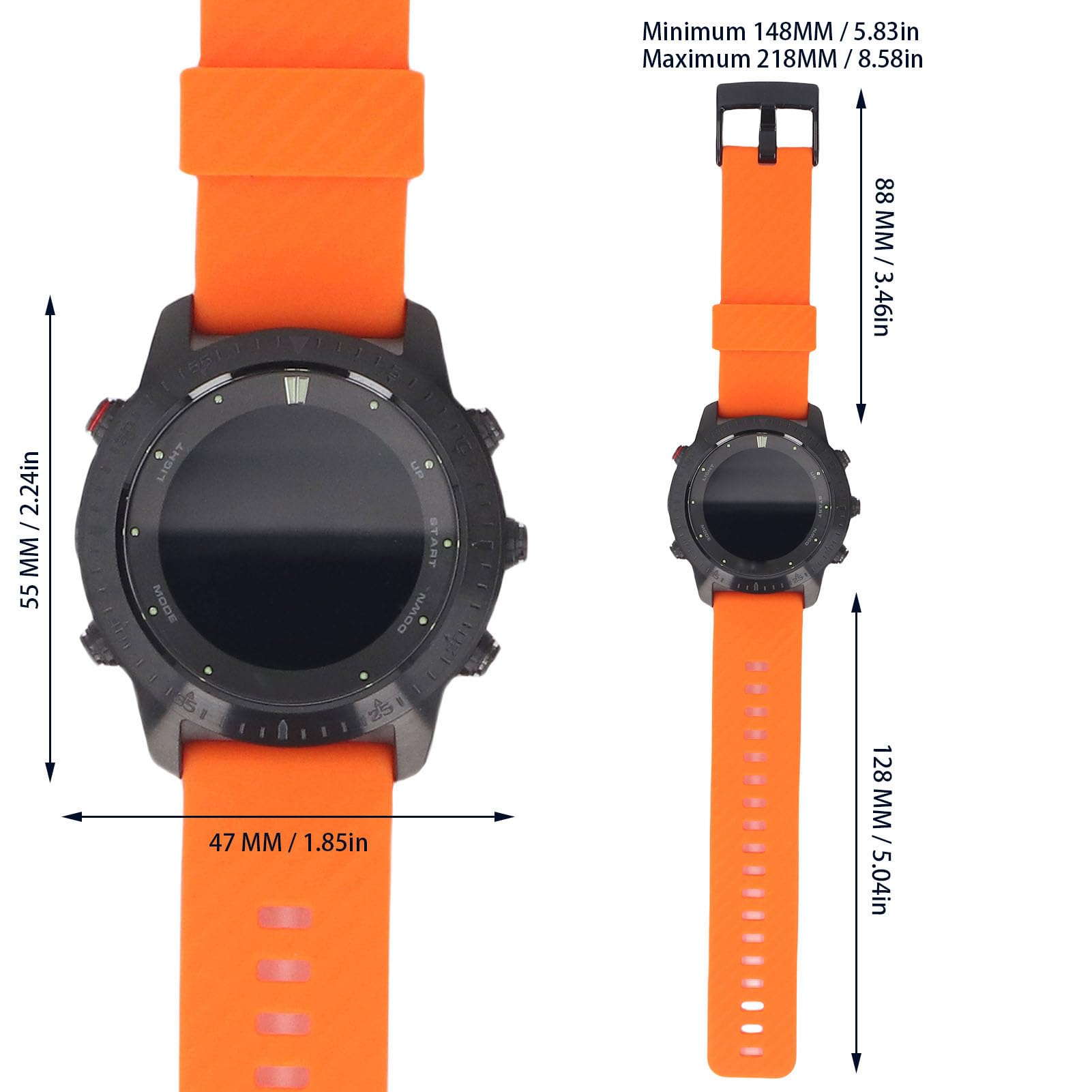 Dive Computer Sports Watch Box na rękę Długie Inteligentne Zegarek dla Mężczyzny, Cyfrowe Wskaźniki