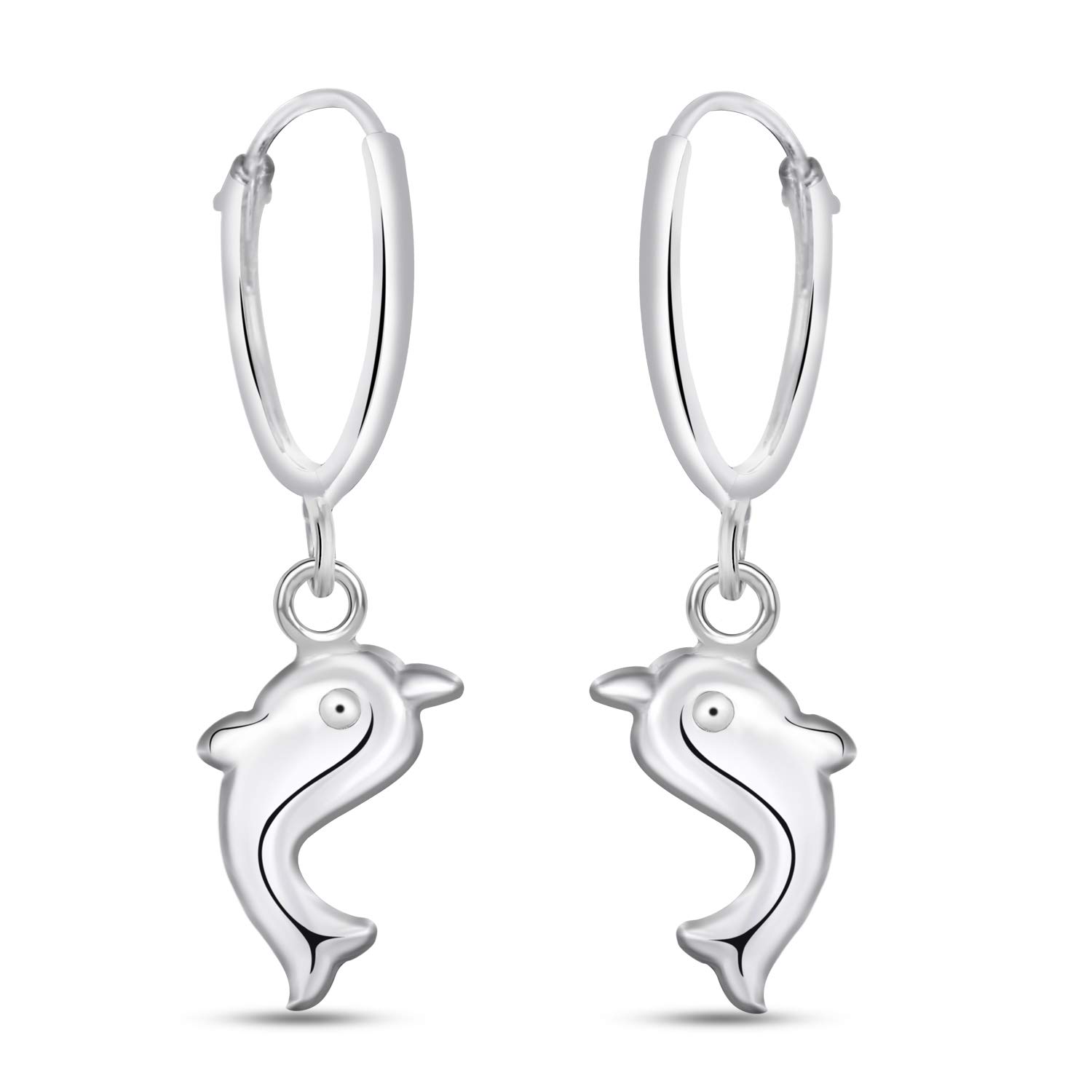 Nemichand Jewels Pure 925 Sterling Silver(Chandi) (Bali) Charm Earrings For women (Fish) (B08XW3JH1R) Amazon Price History, Amazon Price Tracker