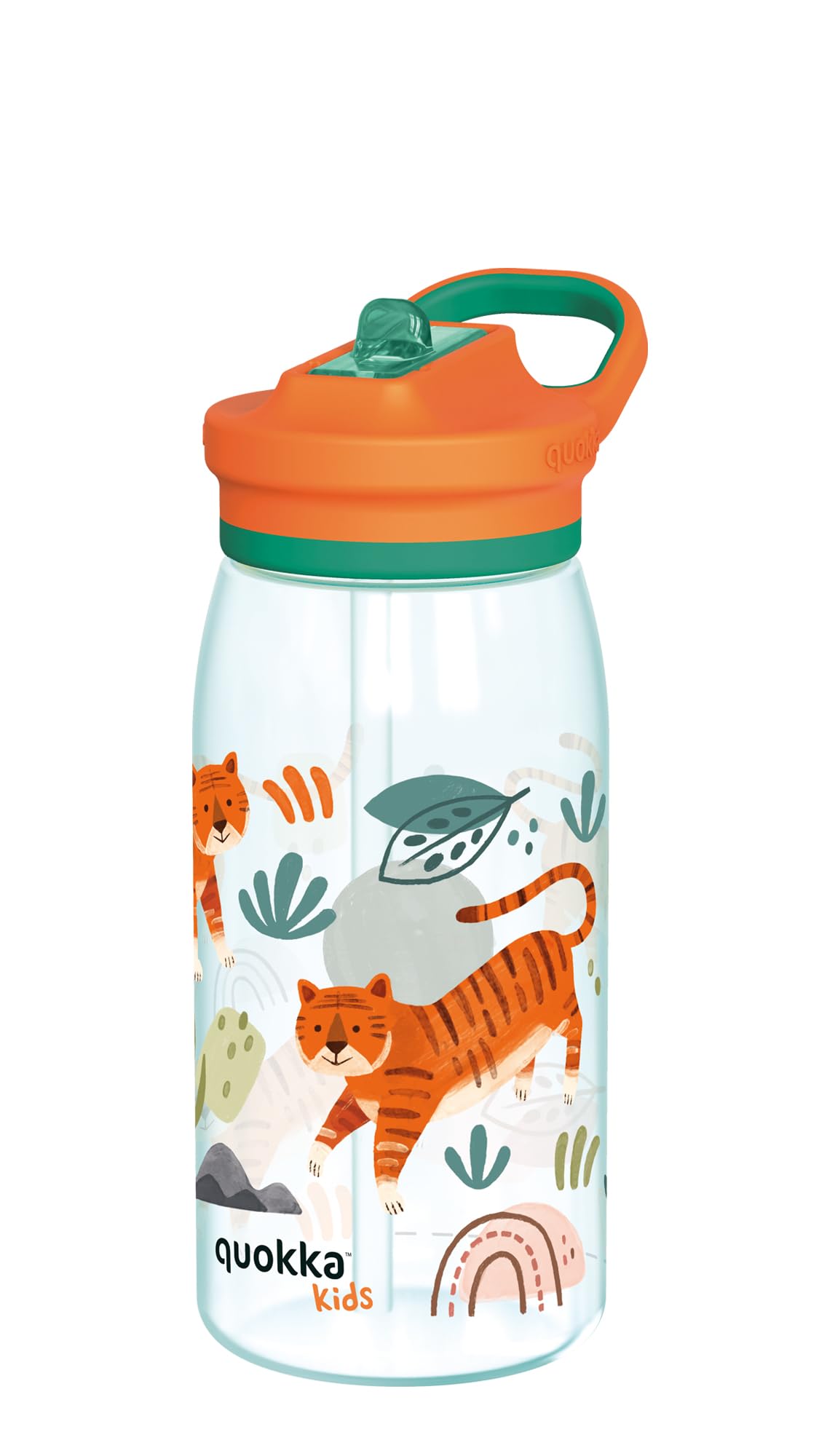 OM SUPPLIES Tigers 580ml Water Bottle for Kids School Drinks Bottle Made of Durable Ecozen Reusable BPA Free (Tigers)