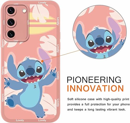 Miniatura 4 de Paquete de 2 fundas de teléfono de dibujos animados para Samsung Galaxy S22 5G de 6.1 pulgadas, funda protectora de anime con bonito diseño de