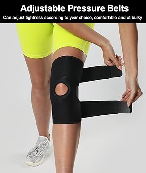 Amazon.co.jp: 男女兼用 膝ブレース 膝痛用 膝サポーター オープン
