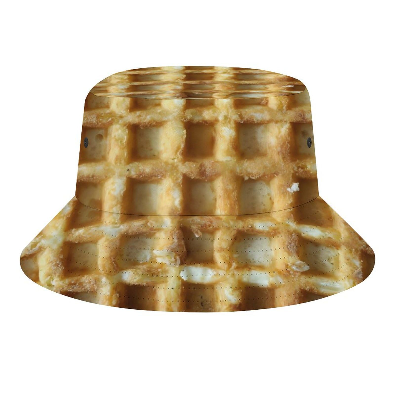 Fabretto Wafels Funny Bucket Hat for Women Men Packable Fisherman Hat Sun Cap Travel Outdoor Beach Caps