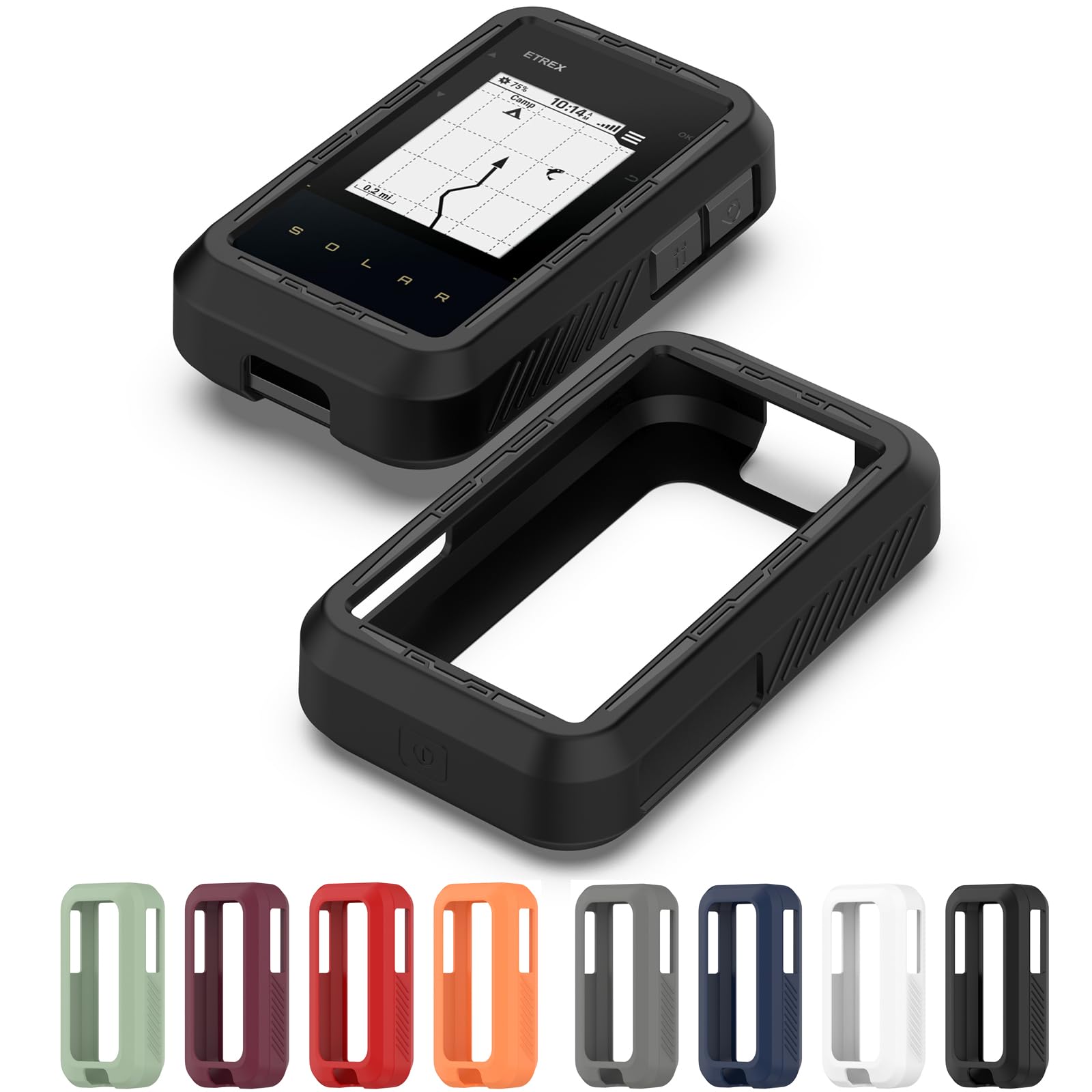 Custodia Protettiva Keweni Per Garmin ETrex Solar, Fondina Trasparente Per Ciclocomputer GPS (Blu) - 2