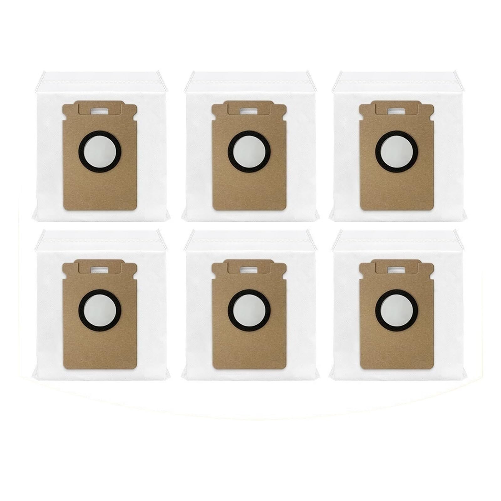 EEZII Accessories, Compatible For Roborock, H60 HUB ULTRA Vacuum Dust Bags Replacement Parts(6pcs)