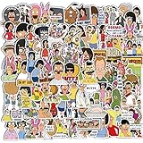 Burger Stickers 100pcs Cartoon Funny Stickers Waterproof for Laptop Skateboard Water Bottles Compute