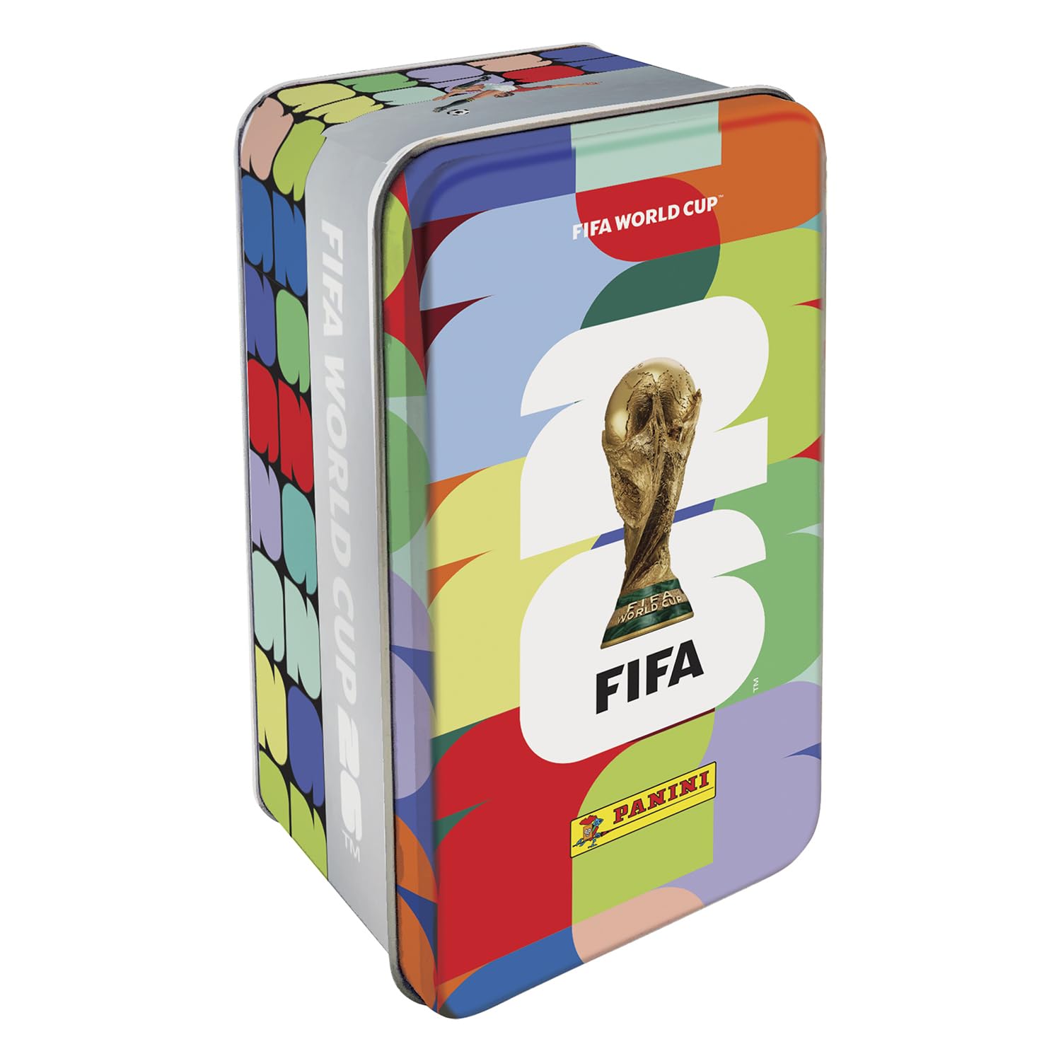 Panini Coupe du Monde DE LA FIFA 2026 Stickers - Boîte métal Grand Format 16 Pochettes