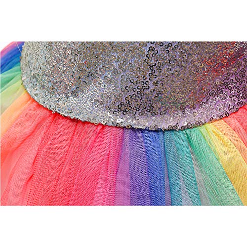 LZH Babymeisjesjurk, feestjurk, kinderen, bloemenjurk, strik, kinderjurk, tutu, bloem, verjaardagsfeest, bruidsjurk met… - Image 7