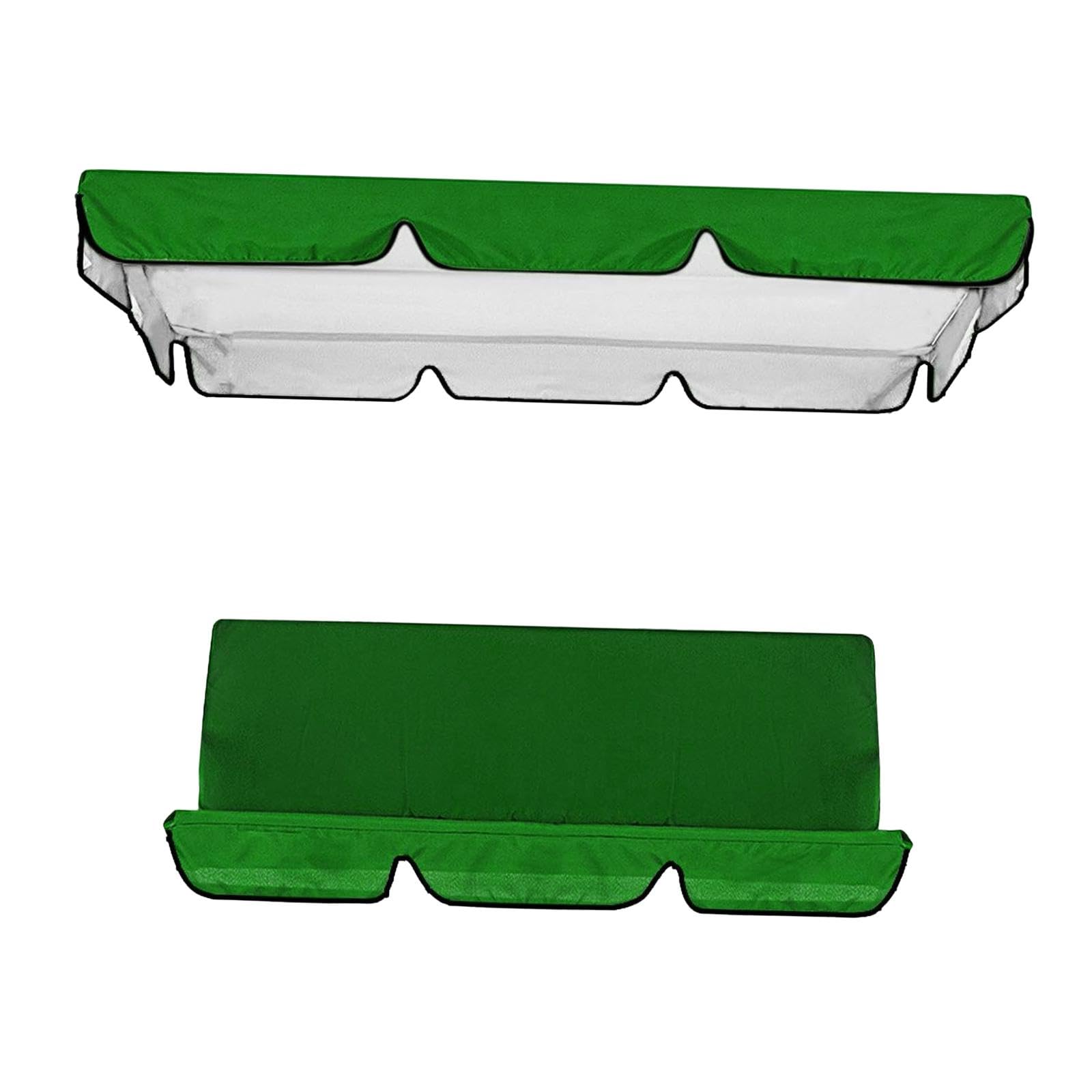 Patio Swing Canopy Durable Swing Seat Top Cover for Outdoor Porch Seat Swing Dark Green |Home & Garden | Yard, Garden & Outdoor Living | Patio & Garden Furniture | Chairs-image-6
