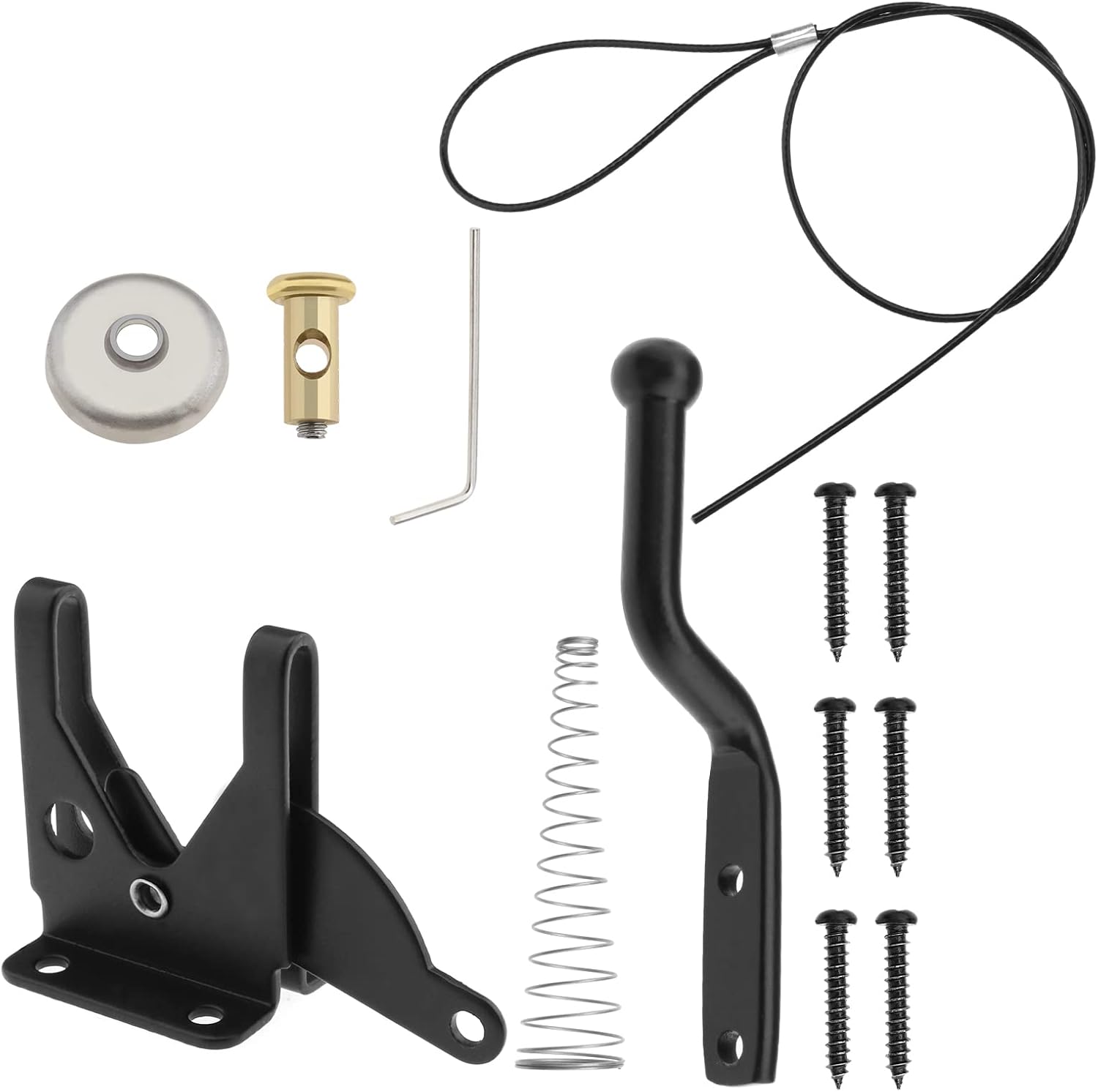 ECSiNG 1 Set Self Locking Gate Gravity Latch Gravity Self Closing Latch