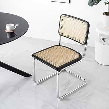 Amazon｜ダイニングチェア カンティレバーチェア ラタン チェア