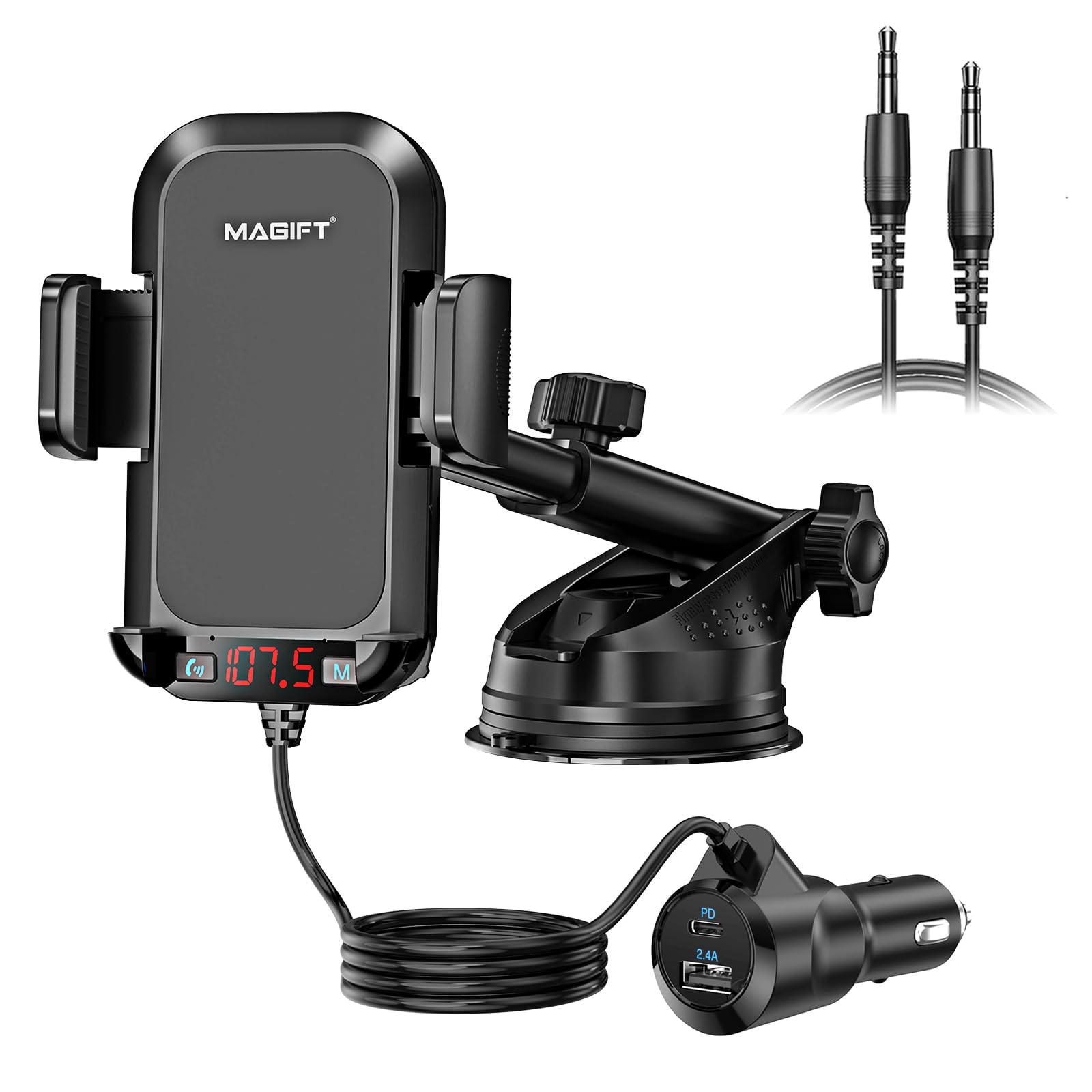 magift 3-in-1 Bluetooth Car Adapter