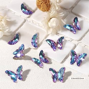 Amazon.co.jp: ネイルパーツ 蝶 ネイルデコパーツ 立体 蝶型 DIY
