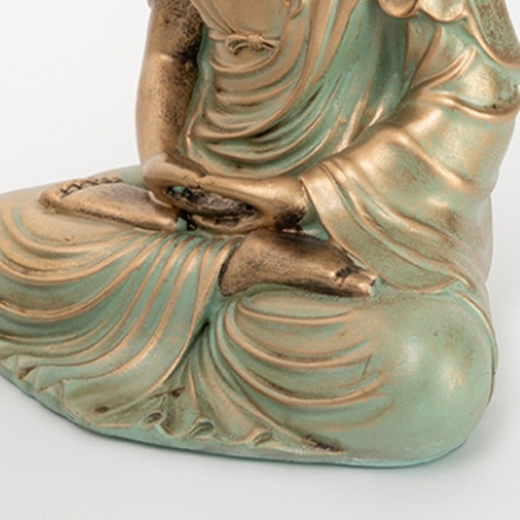 Posąg Buddy do wnętrz Biuro Domowe Budda Dekoracja Przedpokój Salon Wejście Studium Zen Rzemiosło z żywicy Rzemiosło Buddy Medytująca Statua Buddy Figurka Rzeźba