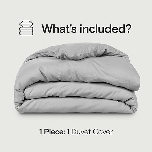 Miniatura 2 de Sijo Juego de funda de edredón Premium lavado a piedra de lino orgánico 100 % francés, certificado orgánico GOTS, lote pequeño procedente de