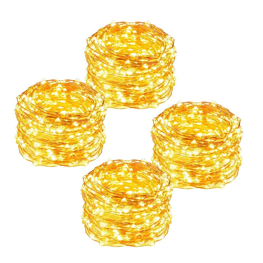 YataiFairy Lights Battery Operated 17Ft/5M With 50 LED String Lights Twinkle Festival Lights Indoor LED Lights For Bedroom Garden Wedding Party Festival Festival Tree Decorations (4)
