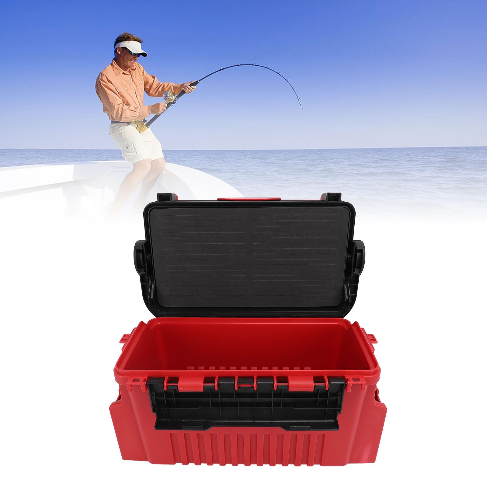 Fishing Tackle Box, Large Capacity, Waterproof